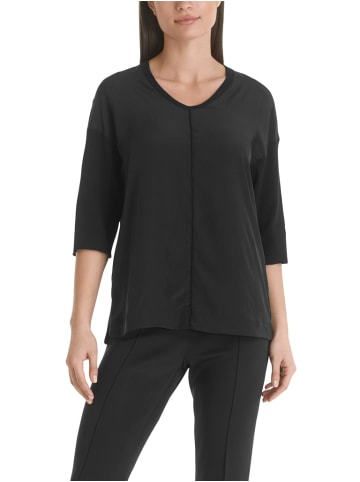 MARC CAIN Blusenshirt aus Material-Mix in Schwarz