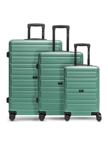 Redolz Essentials 08 3-SET 4 Rollen Kofferset 3-teilig green-blue 2
