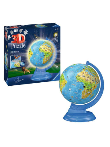 Ravensburger Konstruktionsspiel Puzzle 180 Teile 3D Puzzle Kinderglobus mit Licht deutsch 6-99 Jahre in bunt