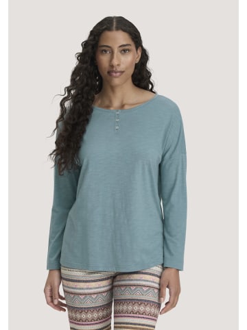 Hessnatur Hessnatur Schlafshirt Relaxed aus Bio-Baumwolle mit TENCEL™ Modal in sturmblau