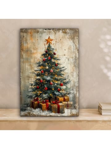 MuchoWow Leinwand Bilder Rostfarben