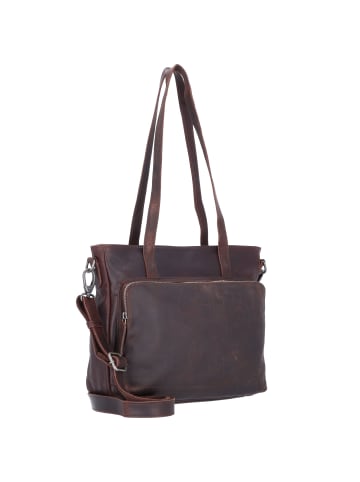 The Chesterfield Brand Alicante Schultertasche Leder 31 cm brown