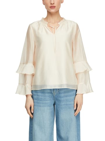 comma Blusenshirt in beige