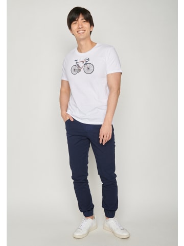 GreenBomb T-Shirt Bike Mikkel in Weiß