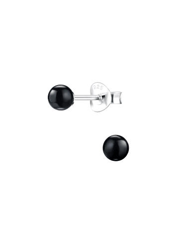 Alexander York Ohrstecker PERLE 4 mm in 925 Sterling Silber, 2-tlg.