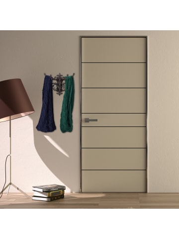 relaxdays Wandgarderobe in Braun - (B)35,5x (H)28,5 x (T)19 cm