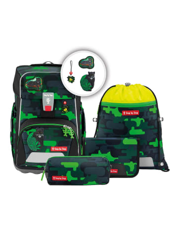 Step by Step Giant Schulranzen-Set 5-teilig in Black Cat Chiko