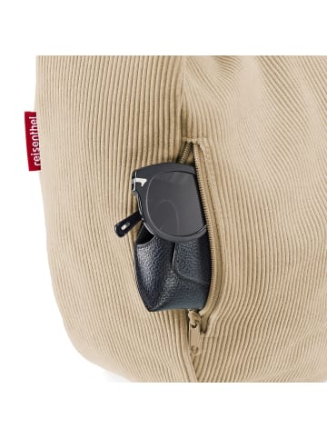 Reisenthel Moonbag Schultertasche 48 cm in cord sand