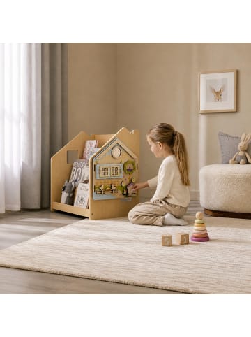 BusyKids Bücherregal in zart blau 59 x 39 x 61 cm