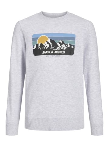 JACK & JONES Junior Sweatshirt in White Melange