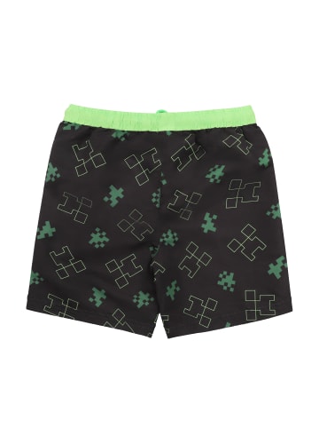 Minecraft Minecraft Badeshort Badehose mit Schnürung in schwarz