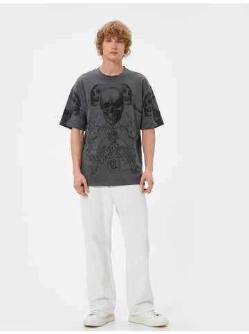 KOTON T-shirt in Beige