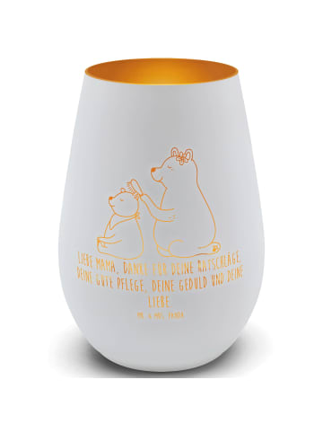 Mr. & Mrs. Panda Laterne Bär Kind mit Spruch in Weiß