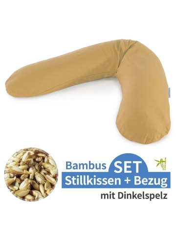 Theraline Stillkissen Das Original mit Dinkelspelz-Füllung in gelb