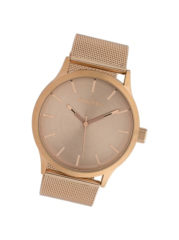 Oozoo Analog-Armbanduhr Oozoo Timepieces rosegold groß (ca. 45mm)