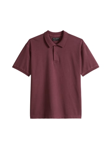 Marc O'Polo Poloshirt loose in Acai Red