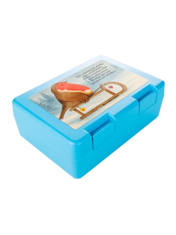 Mr. & Mrs. Panda Picknickbox Rotkehlchen Schlitten Design mit Sp... in Weiß