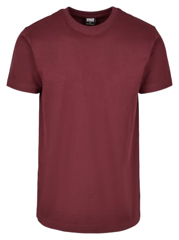 Urban Classics Urban Classics T-Shirts in khaki+redwine
