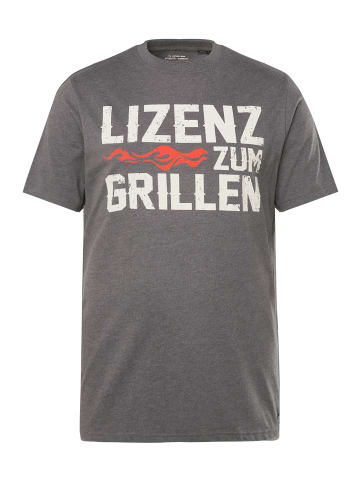 JP1880 Kurzarm T-Shirt in anthrazit melange
