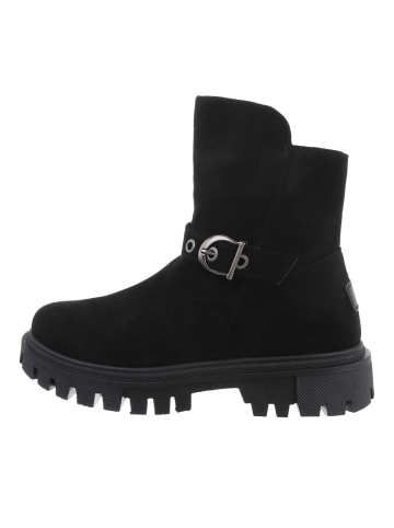 Ital-Design Stiefelette in Schwarz