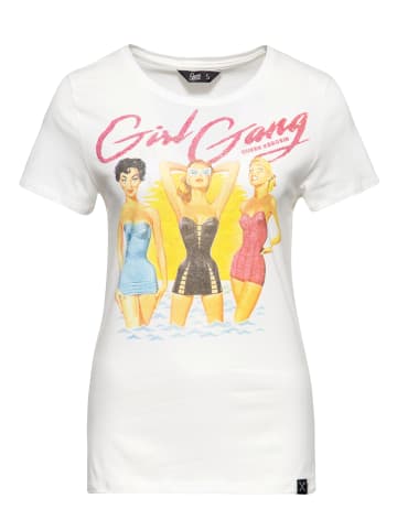 Queen Kerosin Queen Kerosin T-Shirt Summer Girl Gang in offwhite