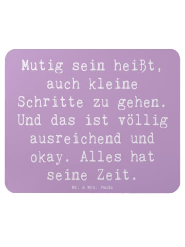 Mr. & Mrs. Panda Mouse Pad Spruch Selbstvertrauen stärken mit Sp... in Lavendeltraum