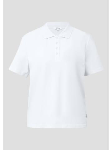 s.Oliver Polo-Shirt in 0100_weiß