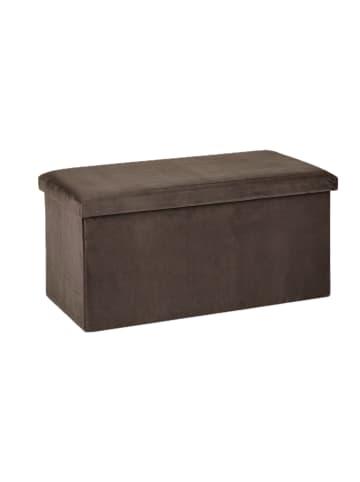 relaxdays Sitzbank in Braun - (B)77 x (H)38 x (T)39 cm