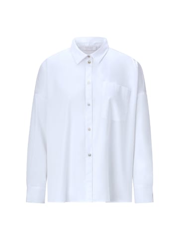Rich & Royal Sustainable Cotton Oversize Blouse in white