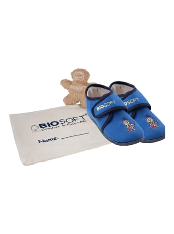 BIOSOFT Hausschuhe Set in Blau