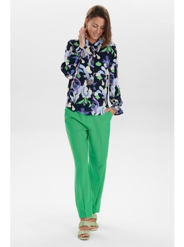 NÜMPH Rundkragen Longshirt für Damen in dunkel-blau