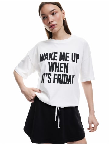 KOTON TSHIRT SS in Ekru