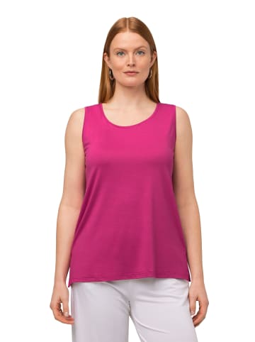 Ulla Popken Strick-Top in fuchsia pink