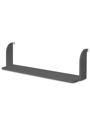 Homestyle4u Einhängeregal für Hochbett in Grau 83x25x18 cm