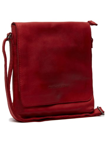 The Chesterfield Brand Duncan Umhängetasche Leder 22 cm in red