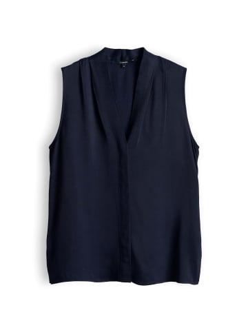 someday. Ärmellose Bluse mit V-Ausschnitt und Knopfleiste in True Navy