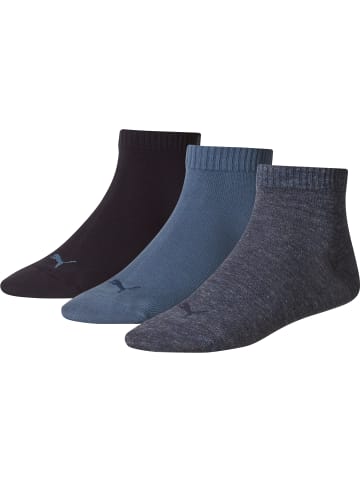 Puma Socks Unisex-Kurzsocken 3 Paar in marine/blau