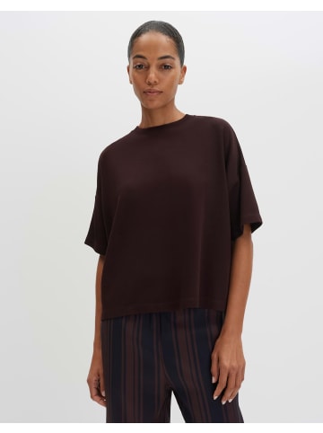 someday. Konika Shirt aus feinem Milano Jersey in Mahagoni