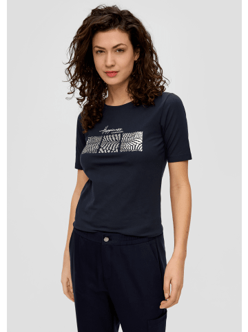 s.Oliver T-Shirt kurzarm in Blau