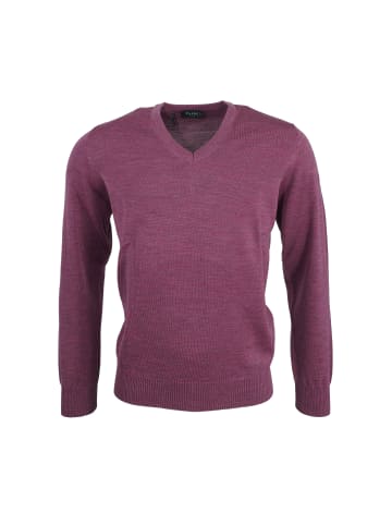 März V-Pullover Superwash Classic Fit in Beere