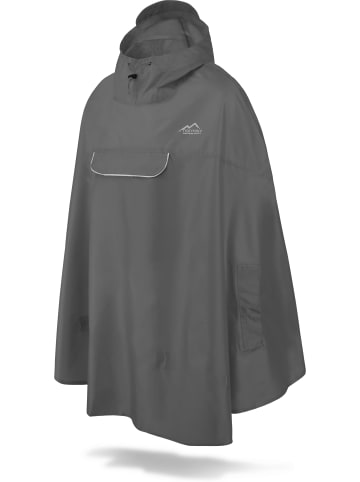 Normani Outdoor Sports Regenponcho Cherrapunji in Anthrazit