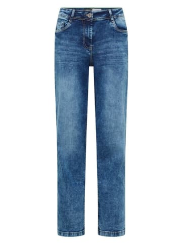 Cecil Jeans in mid blue used wash