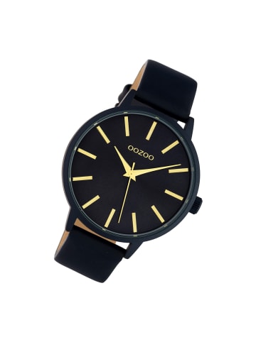 Oozoo Analog-Armbanduhr Oozoo Timepieces dunkelblau groß (ca. 42mm)