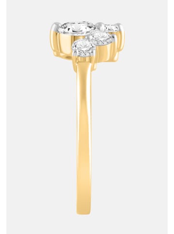 Ethische Diamanten Ring aus 375 Gelbgold mit Lab Grown Diamant