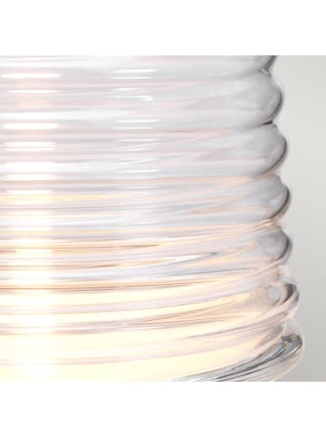 Licht-Erlebnisse Tischlampe EEK G (B)41 x (L)41 x (H)64.3 cm in Nickel poliert TaupeNickel poliert Taupe