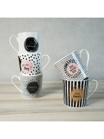 Geda Labels Tasse Home Time Have a nice Day in Weiß - 350ml