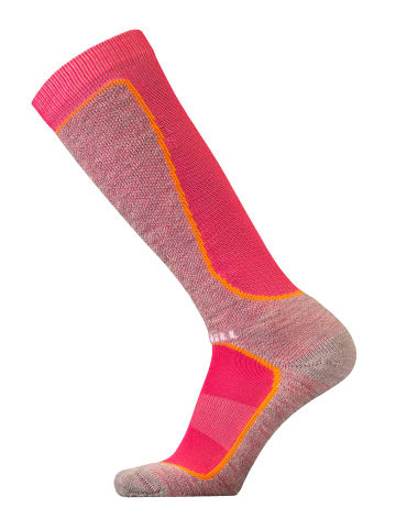 UphillSport Skisocken SAARUA in Grey, pink