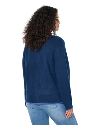 Ulla Popken Strickjacke in dunkelblau