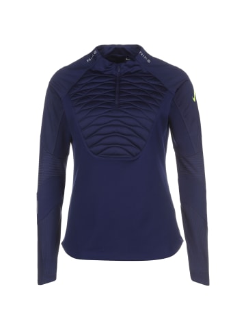 Nike Performance Sweatshirt Winter Warrior Therma-FIT Strike Drill in blau / hellgrün
