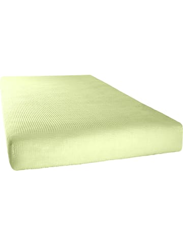 Erwin Müller Seersucker Spannbettlaken Wertingen in apfelgrün